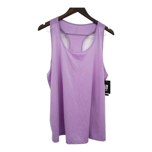 Ideology Dri Fit Running Women Tank Top Purple ACTIVEWEAR TOP Plus Size 2X - Picture 1 of 8